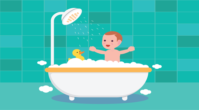 Necesito saber, este es el momento ideal del baño para los bebés