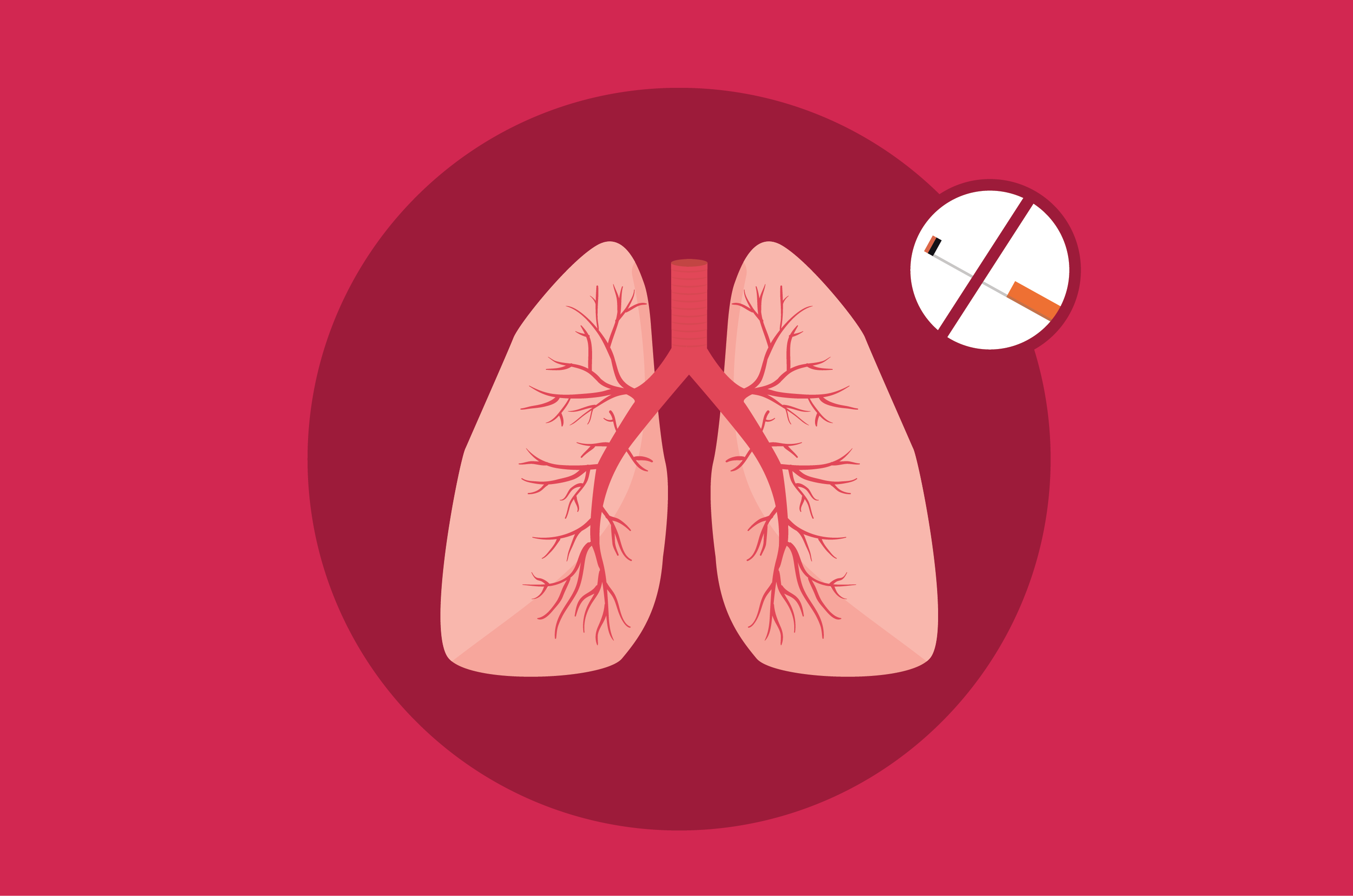 En plus du tabagisme, cette habitude est à l'origine d'infections au niveau des poumons