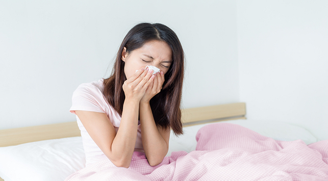 Neusverstopping, sinusitis Symptomen vergelijkbaar met griep