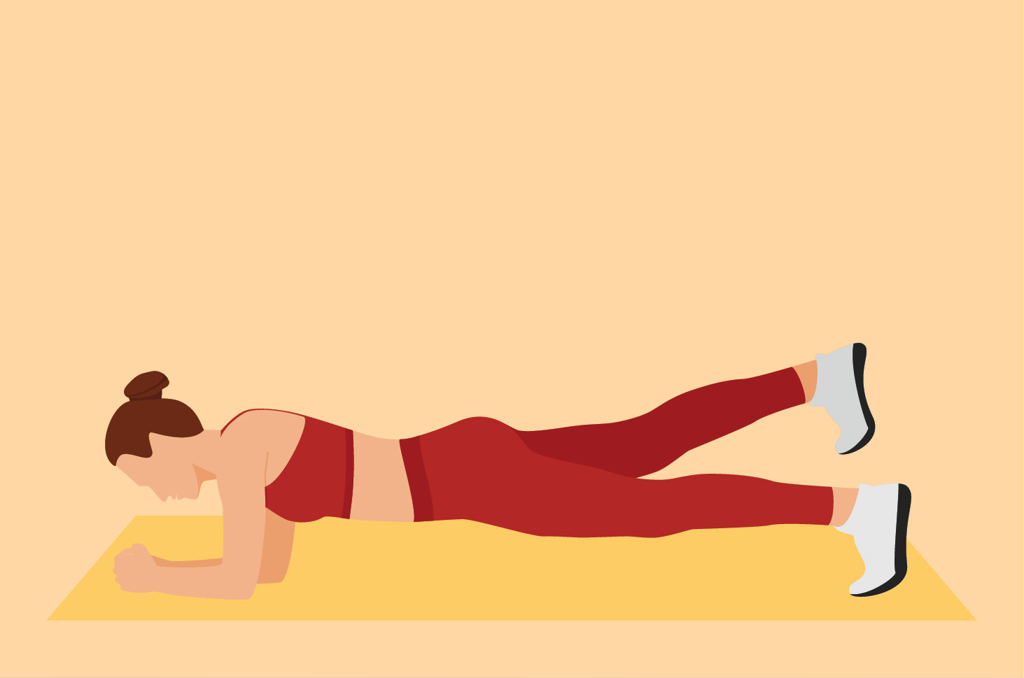 Stärken Sie die Rumpfmuskulatur mit Planks, so geht's