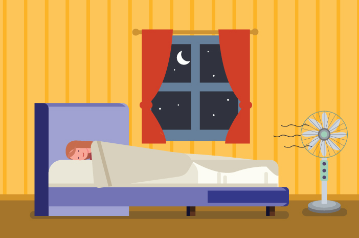 Знайте факты о здоровье, если спите с веером